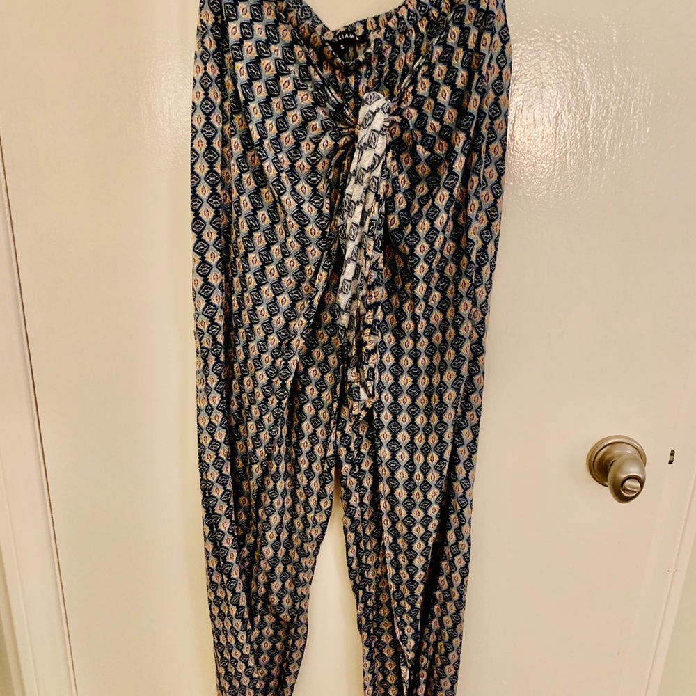 Cropped beach coverup pants